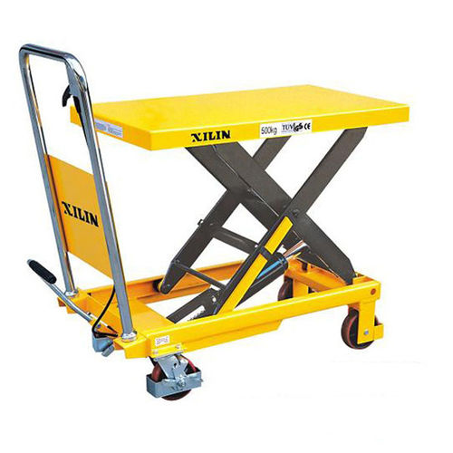 Scissor lift table - SP300-EU/SP500-EU - NINGBO RUYI JOINT STOCK CO., LTD - manual / foot-operated / mobile