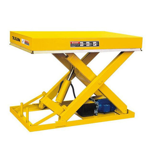 Scissor lift table - DG01/DG03 - NINGBO RUYI JOINT STOCK CO., LTD - hydraulic / stationary / for heavy loads