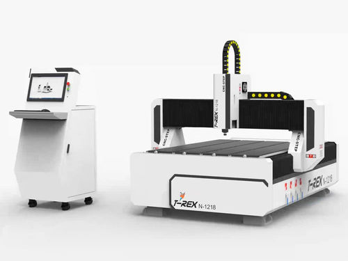 3-axis CNC milling machine - T-Rex N-1218 - CNC-STEP GmbH & Co. KG - vertical / for wood / gantry