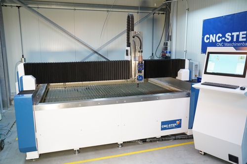 Water-jet cutting machine - HPC-3015 - CNC-STEP GmbH & Co. KG - for metal / profile / CNC