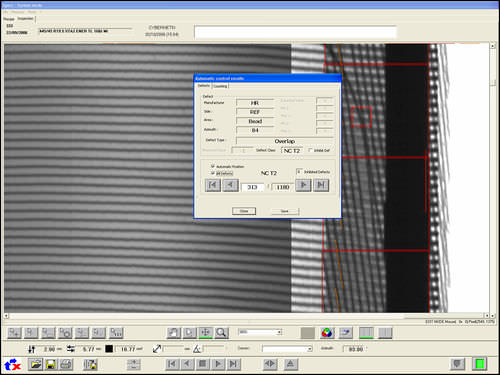 Automatic fault recognition software - CYXPERT - CyXplus - X-ray image