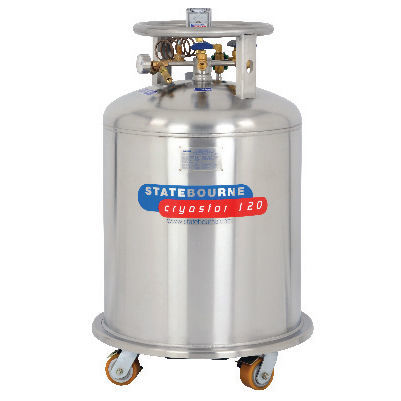 Laboratory Dewar - Cryostor 120 - Statebourne Cryogenics Ltd. - for liquid nitrogen / storage / stainless steel