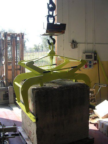 Stone lifting clamp - PMF 02 - mdbsrl - vertical / mechanical