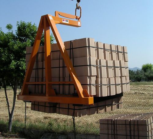 Agricultural pallet fork - FUR series - mdbsrl - for overhead cranes / steel