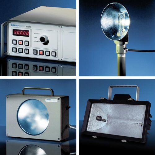 Digital stroboscope - DRELLOSCOP 3020 - ELMED Dr. Ing. Mense GmbH - high-intensity / with separate lamp / waterproof