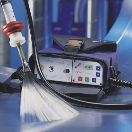 Coating holiday detector - ISOTEST® inspect 8.0/35 - ELMED Dr. Ing. Mense GmbH - brush / portable / LCD display