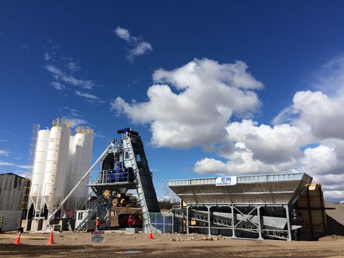 Mobile concrete batching plant - FAST 2500 S - EUROMECC