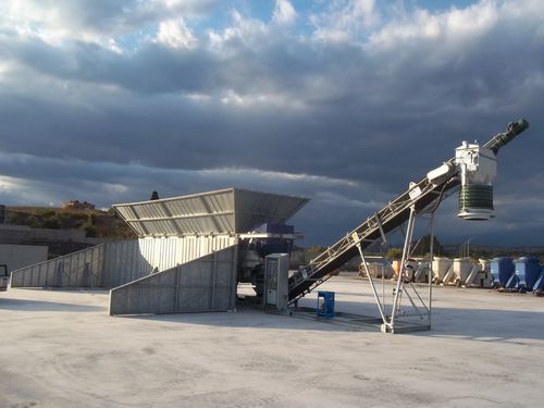 Mobile concrete batching plant - FAST DRY 100  - EUROMECC