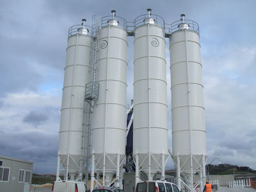 Welded silo - EUROMECC - cement / industrial