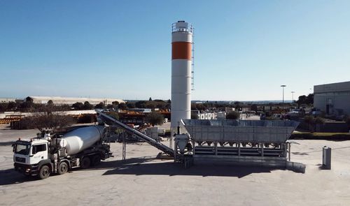 Mobile concrete batching plant - FAST DRY 60 - EUROMECC