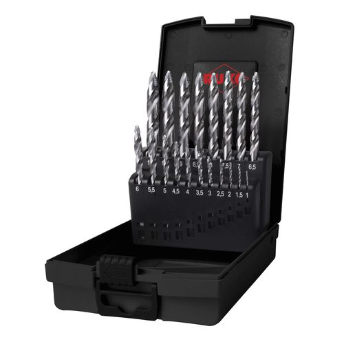 Twist set of drill bits - FLOWSTEP® 25921 series - RUKO GmbH Präzisionswerkzeuge - solid / for steel / for aluminum