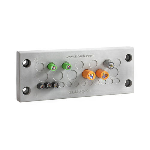 IP66 cable entry plate - KEL-DPZ series - icotek GmbH & Co. KG - IP65 / for electrical cabinet / for hygienic applications