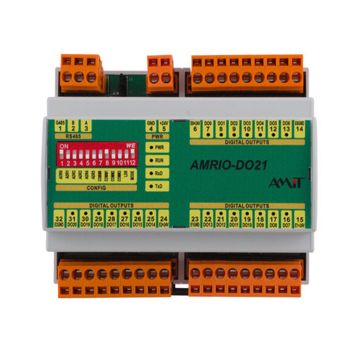 Remote I/O module - AMRIO series - AMiT, spol. s r.o. - digital / analog / Modbus RTU