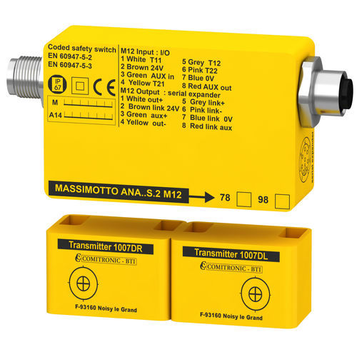 Safety switch - MASSIMOTTO ANA series - COMITRONIC - BTI - single-pole / vibration-resistant / door