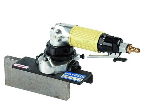 Pneumatic chamfering and deburring machine - ASO 312 - Assfalg GmbH - portable / contour / straight edges