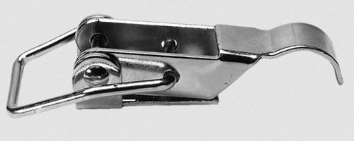 Painted steel draw latch - CL 832/2.08 - Frigerio Ettore SPA - stainless steel / nickel steel / lever