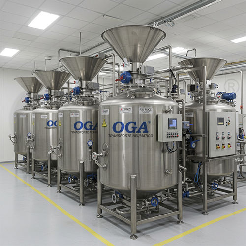 Continuous pneumatic conveying system - OGA SISTEMVAC - for powders / for granulates / handling