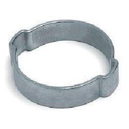Galvanised steel hose clamp - OKD series - GeTech - wing / band