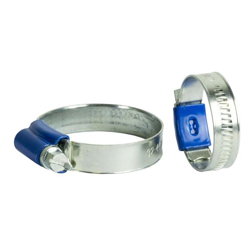 Zinc-coated steel hose clamp - FSA - GSA series - GeTech - worm-drive / band / heavy-duty