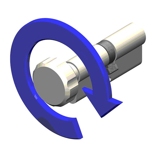 Key lock - dormakaba restrictive - dormakaba - for door