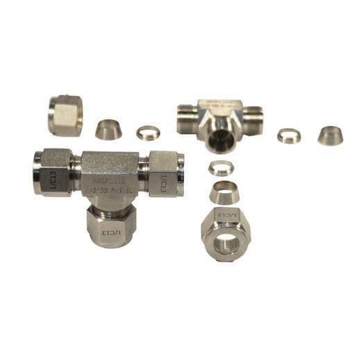 Hydraulic fitting - 5 series - Redfluid SL - ring / compression / T-shaped