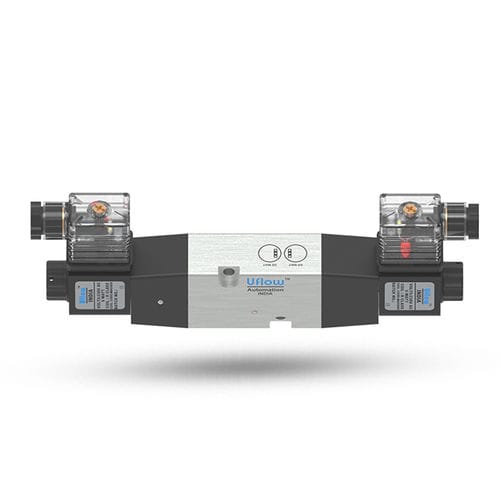 Spool pneumatic directional control valve - DCC- K1RV1 - UFLOW AUTOMATION - manual / 3/2-way / 5/2-way
