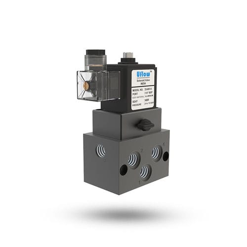 Pilot-operated solenoid valve - TFA1 - UFLOW AUTOMATION - 5-way / air / flameproof