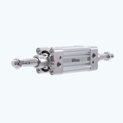 Pneumatic cylinder - CS7 - UFLOW AUTOMATION - piston / double-acting / steel