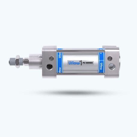 Pneumatic cylinder - PS4 - UFLOW AUTOMATION - piston / tie-rod / steel