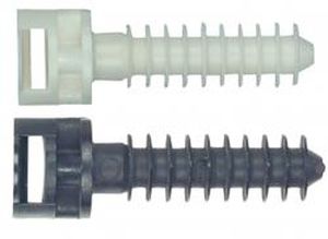 Snap-on cable tie mount - CHEM8 series - MECATRACTION - plastic