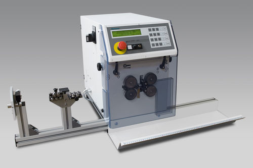 Electrical cable cutting and stripping machine - AM 2000 - Metzner Maschinenbau GmbH - blade / electric / automatic