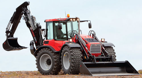 Articulated backhoe loader - 1260C - Huddig AB - diesel
