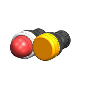 Steady indicator light - 44 series - Werner Electric GmbH - LED / threaded / IP20