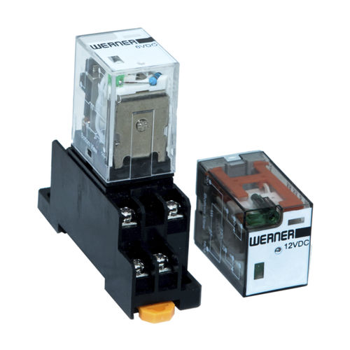 DC electromechanical relay - 21 series - Werner Electric GmbH - AC / DPDT / 3PDT