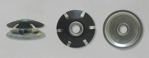 Threaded insert - SW-1300xx series - S&W Manufacturing - zinc-plated steel / round / tube-end