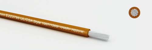 Copper hook-up wire - 174050 - MediKabel GmbH - PVC / UL / CSA
