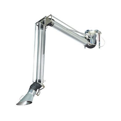 Wall-mounted extraction arm - EPX series - Airbravo Srl - flexible / for smoke / dust