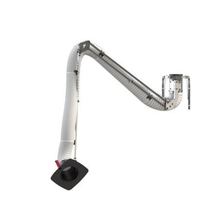 Fixed extraction arm - EJ series - Airbravo Srl - flexible / dust / suction