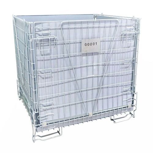 Wire mesh pallet box - S1210.1174.P - ZAMKO - transport / handling / storage