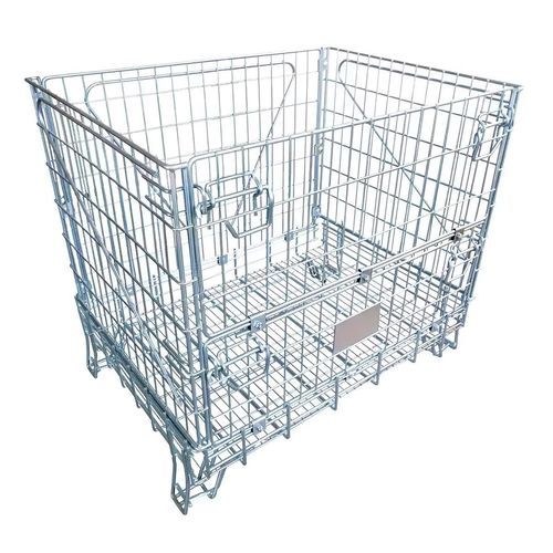 Wire mesh pallet box - S11408.980.W - ZAMKO - transport / handling / storage