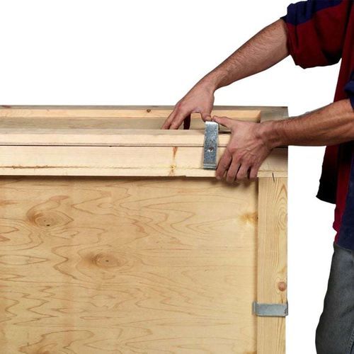 Plywood crate - HC0806 - ZAMKO - transport / storage / for industry