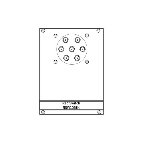 Single-pole switch - RadiSwitch 1x SP6T, K type - 40GHz (RSW1061K) - Raditeq B.V. - RF