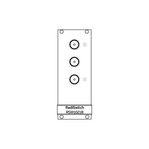 Single-pole switch - RadiSwitch 1x SPDT, BNC type - 3GHz (RSW1021B) - Raditeq B.V. - RF