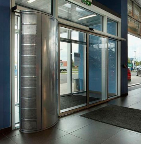 Ambient air curtain - ARCUS series - Stavoklima - vertical / indoor / for revolving doors