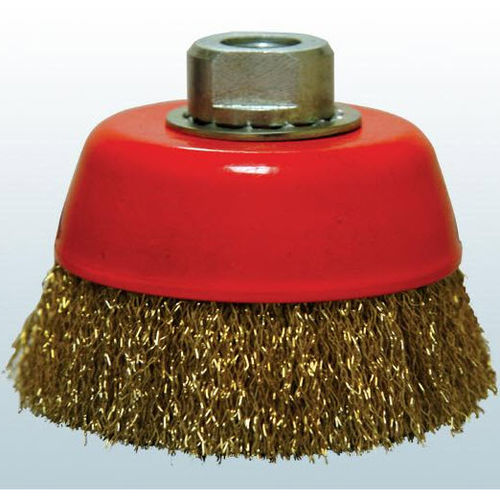 Cup brush - YILMAZ FIRCA SAN. - cleaning / deburring / for grinding processes