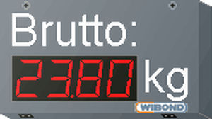 Numeric display - WIBOND Informationssysteme GmbH - PROFIBUS / PROFINET / indoor
