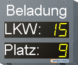 LED display - WIBOND Informationssysteme GmbH - numeric / 2-line / PROFIBUS
