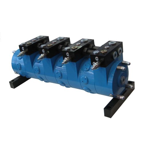 Radial piston flow divider - FD Series - Italgroup S.r.l. - 2-channel / hydraulic