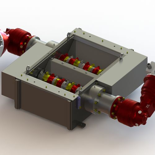Double shaft shredder - SFH-400 EPE - SFH - chip / metal