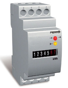 Hour counter - PERRY ELECTRIC - analog / electromechanical / DIN rail